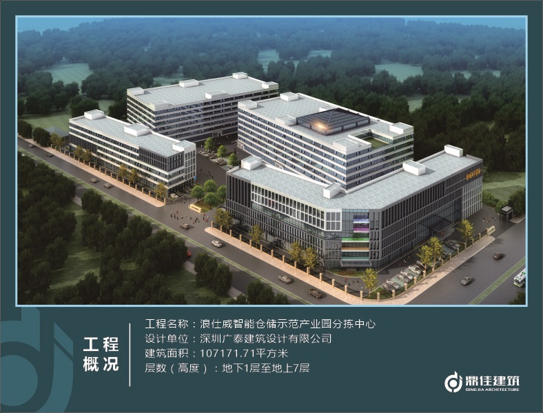 浪仕威智能倉儲示范產(chǎn)業(yè)園分揀中心